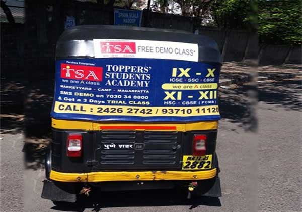 Auto Rickshaw advertising